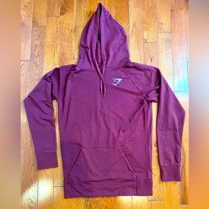 Gymshark Hoodie/Sweatshirt - Mens XL - Maroon/Red